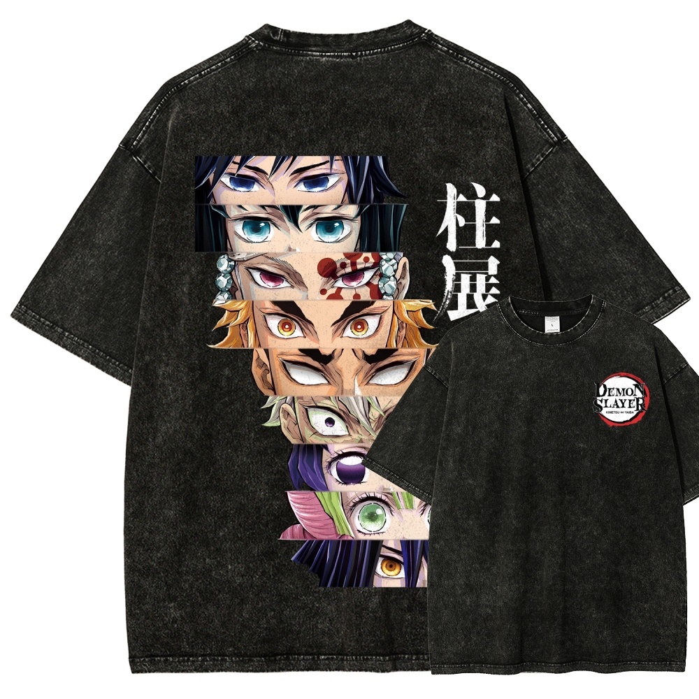 Demon Slayer Unisex Fit Washed T-Shirt