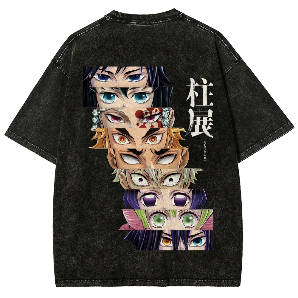 Demon Slayer Unisex Fit Washed T-Shirt