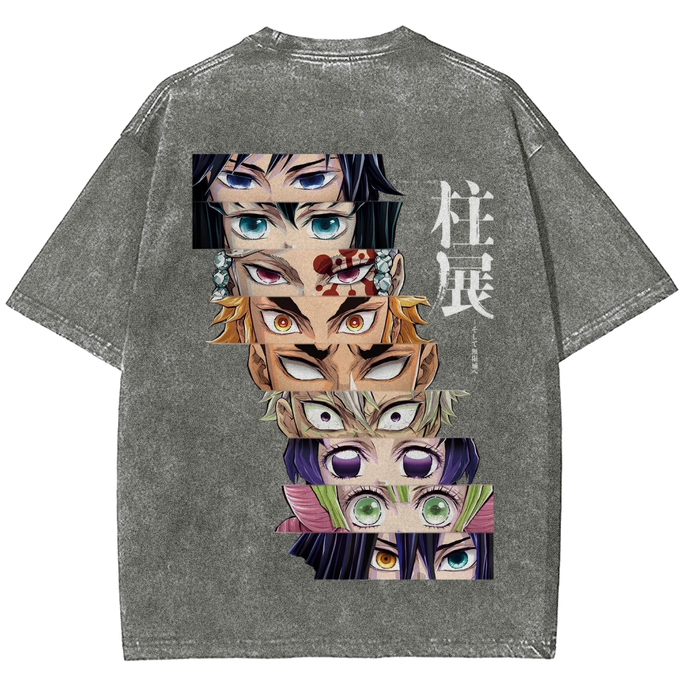 Demon Slayer Unisex Fit Washed T-Shirt