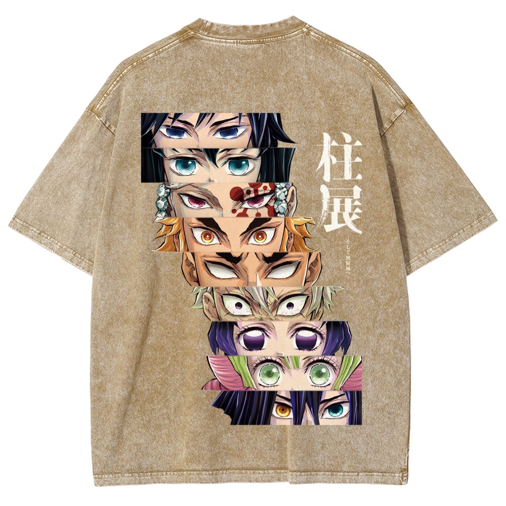 Demon Slayer Unisex Fit Washed T-Shirt