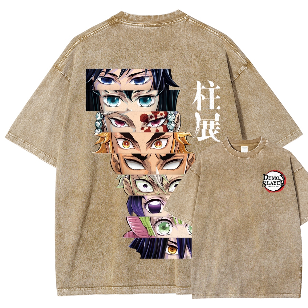 Demon Slayer Unisex Fit Washed T-Shirt