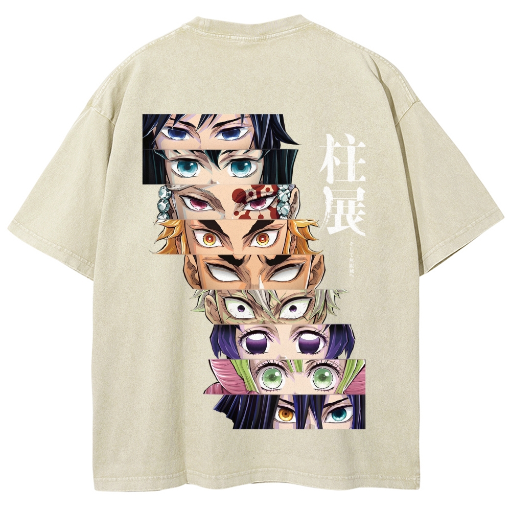 Demon Slayer Unisex Fit Washed T-Shirt