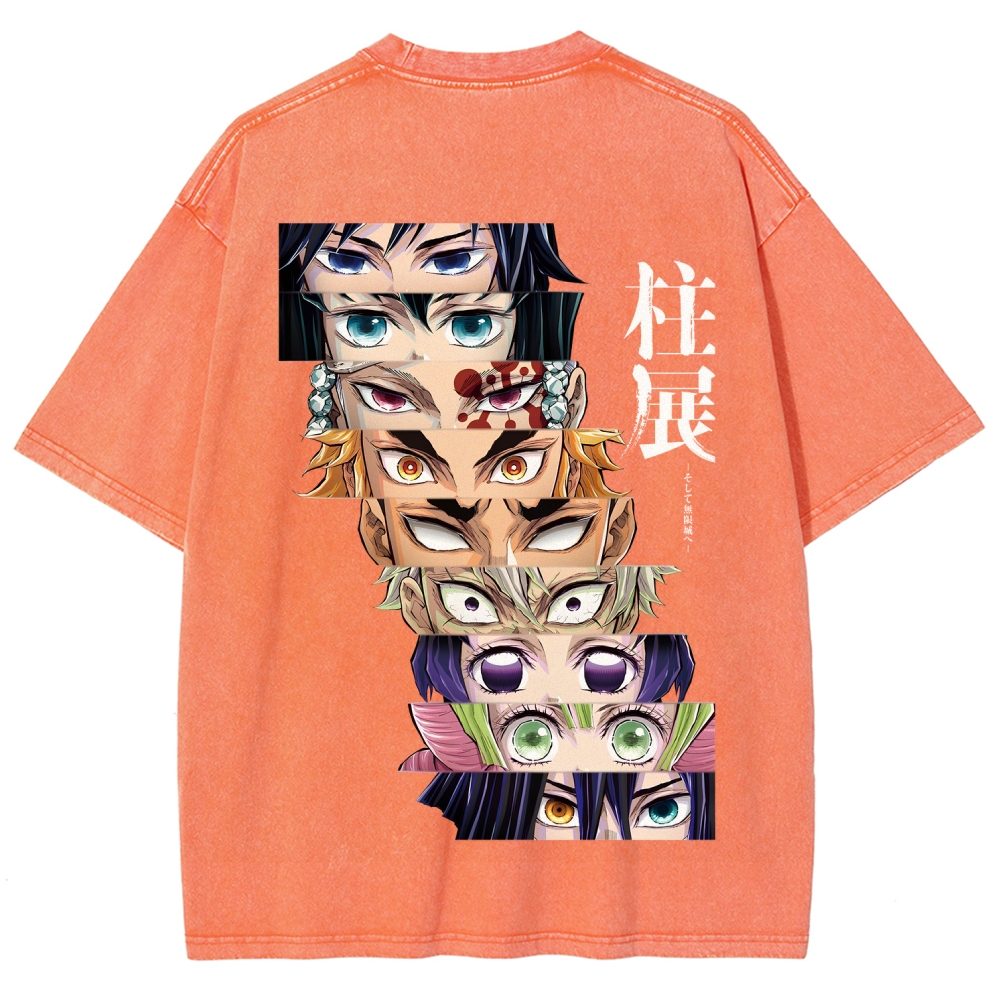 Demon Slayer Unisex Fit Washed T-Shirt