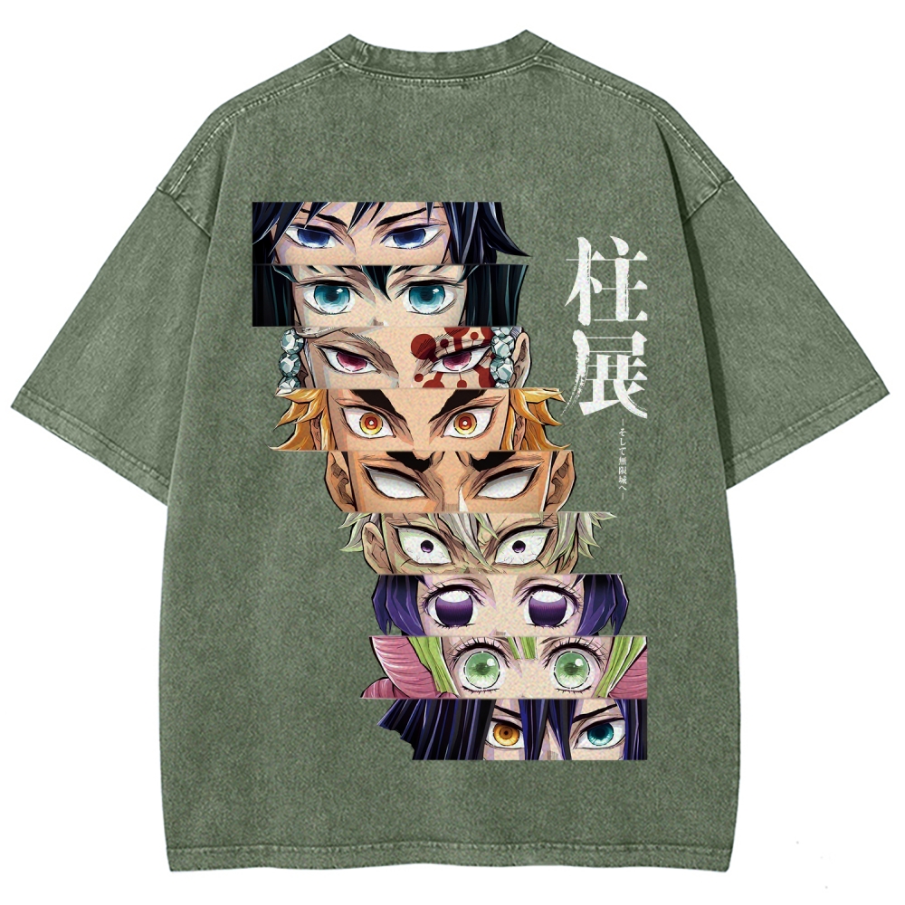 Demon Slayer Unisex Fit Washed T-Shirt