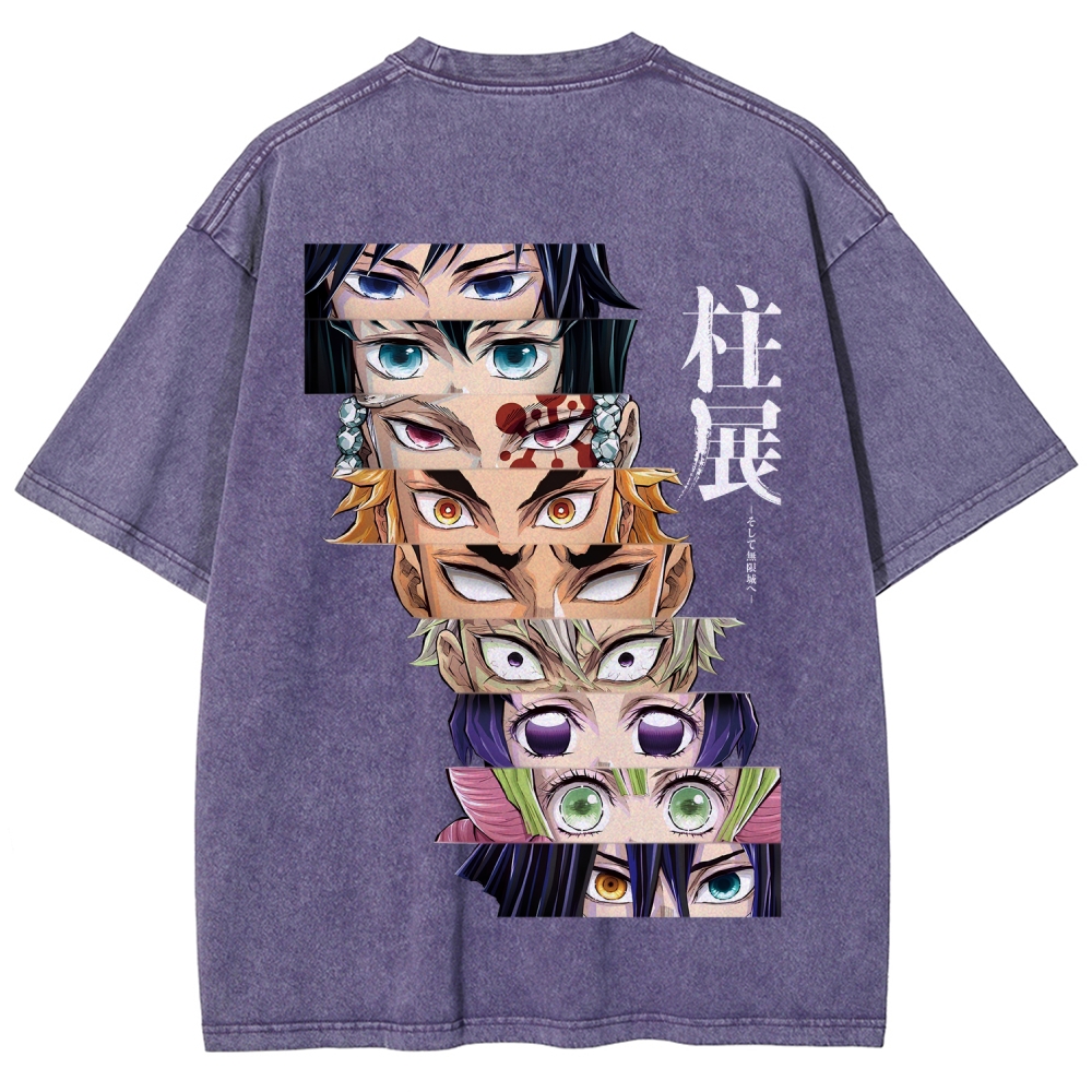 Demon Slayer Unisex Fit Washed T-Shirt