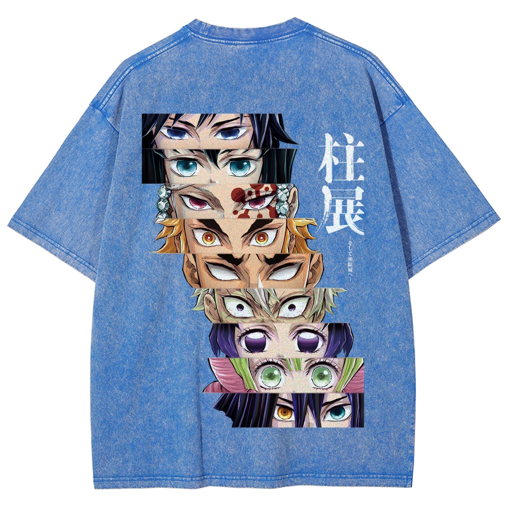 Demon Slayer Unisex Fit Washed T-Shirt