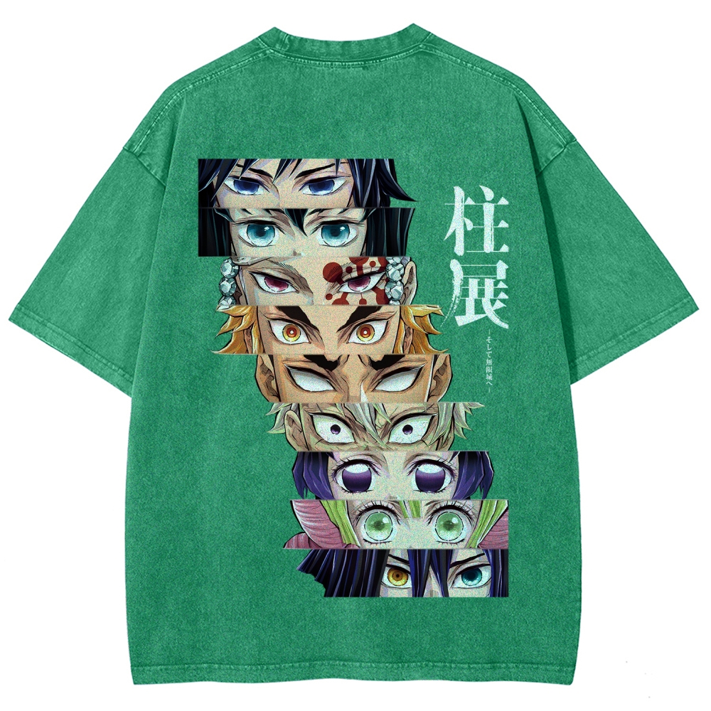 Demon Slayer Unisex Fit Washed T-Shirt
