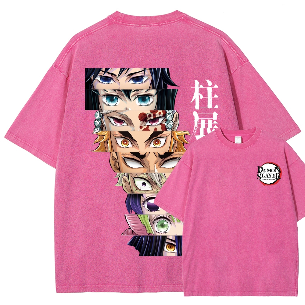 Demon Slayer Unisex Fit Washed T-Shirt
