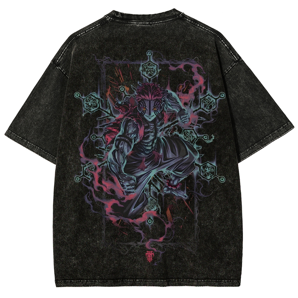 Demon Slayer Unisex Fit Washed T-Shirt