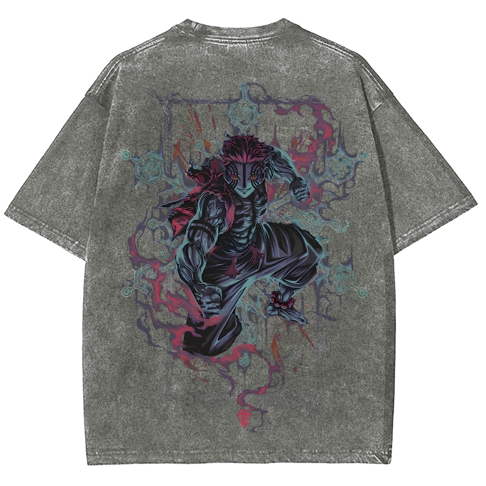 Demon Slayer Unisex Fit Washed T-Shirt