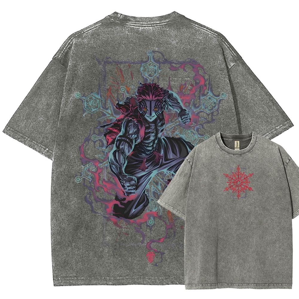 Demon Slayer Unisex Fit Washed T-Shirt