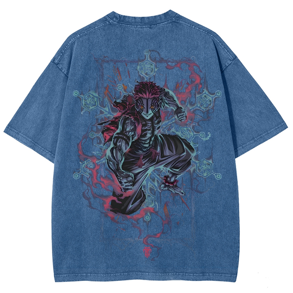 Demon Slayer Unisex Fit Washed T-Shirt