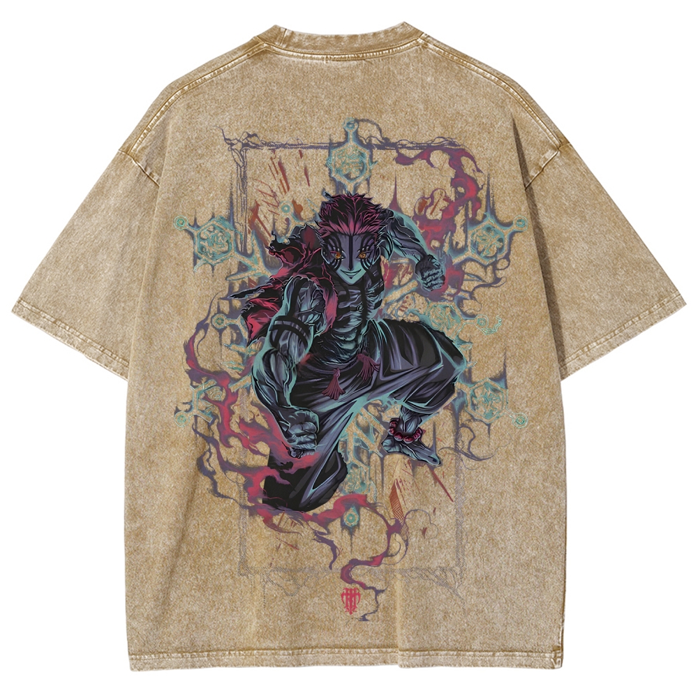 Demon Slayer Unisex Fit Washed T-Shirt
