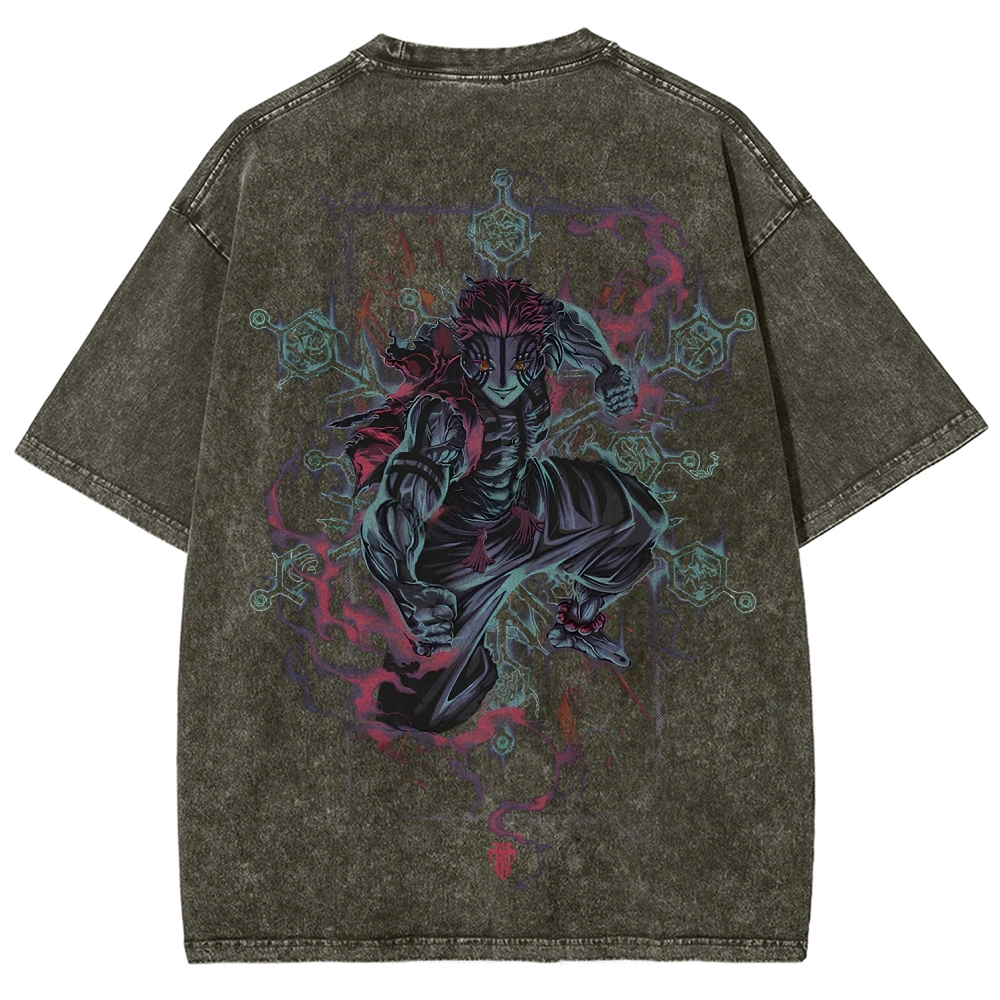 Demon Slayer Unisex Fit Washed T-Shirt