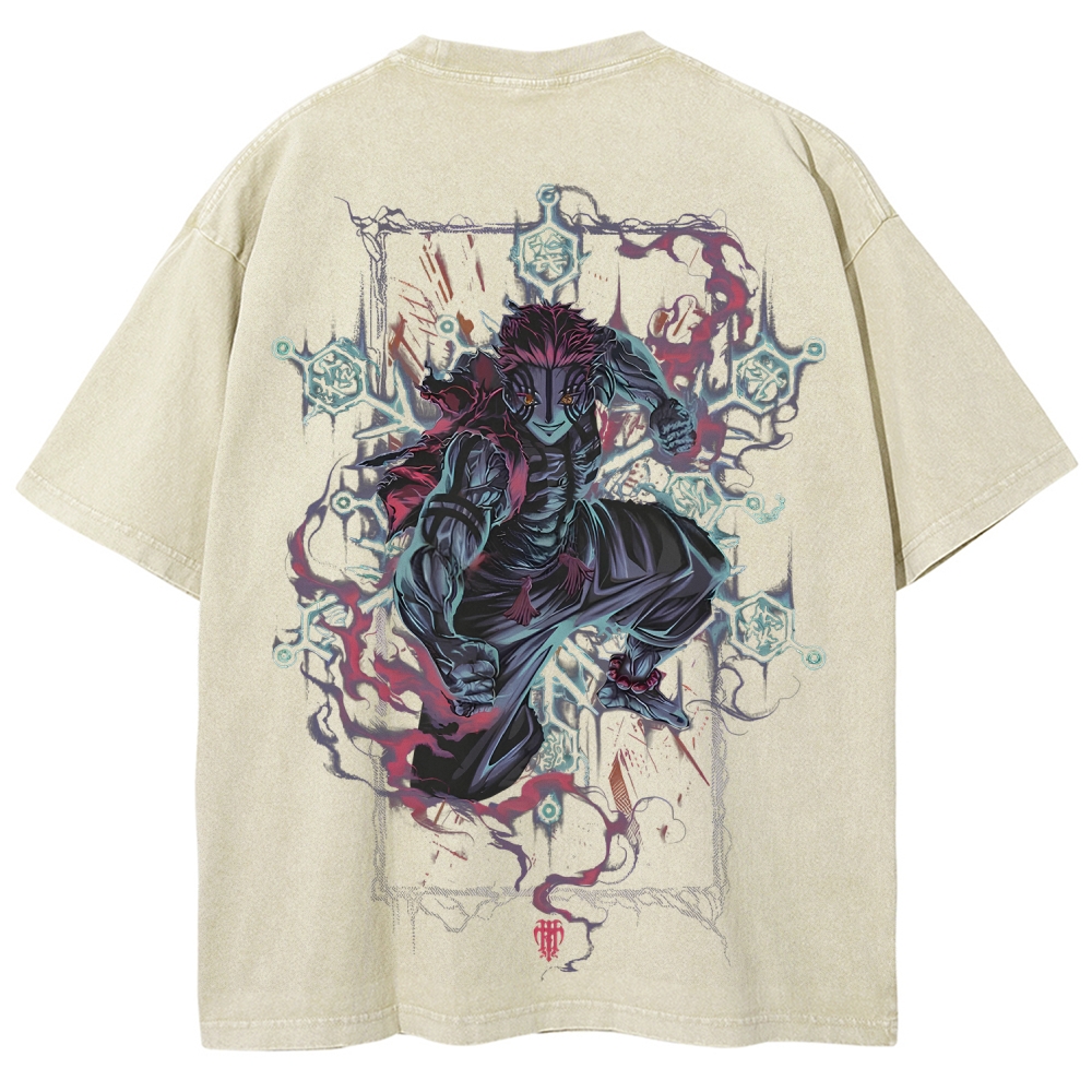 Demon Slayer Unisex Fit Washed T-Shirt