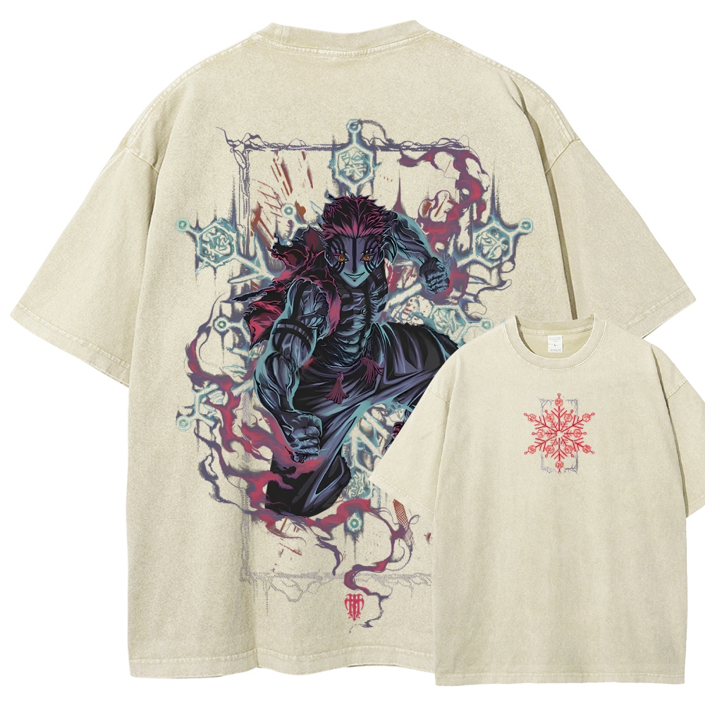 Demon Slayer Unisex Fit Washed T-Shirt