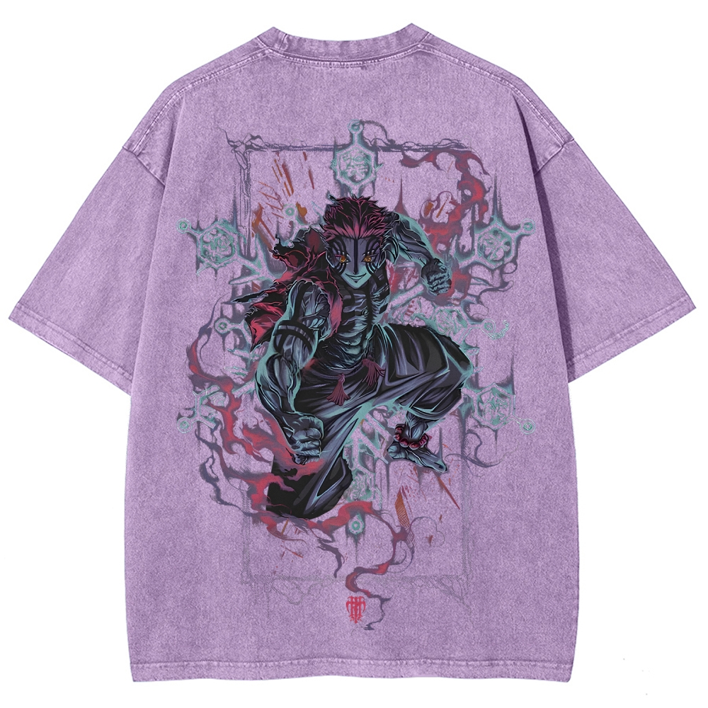 Demon Slayer Unisex Fit Washed T-Shirt
