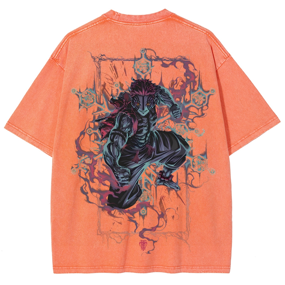 Demon Slayer Unisex Fit Washed T-Shirt
