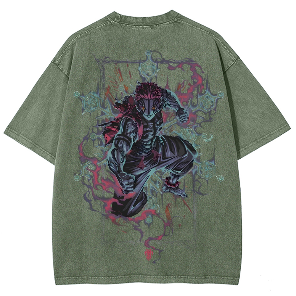 Demon Slayer Unisex Fit Washed T-Shirt