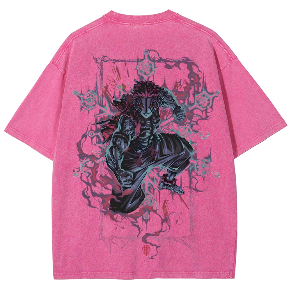 Demon Slayer Unisex Fit Washed T-Shirt