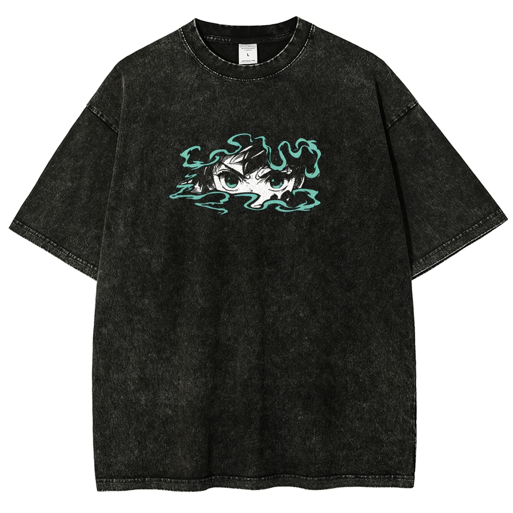 Demon Slayer Unisex Fit Washed T-Shirt