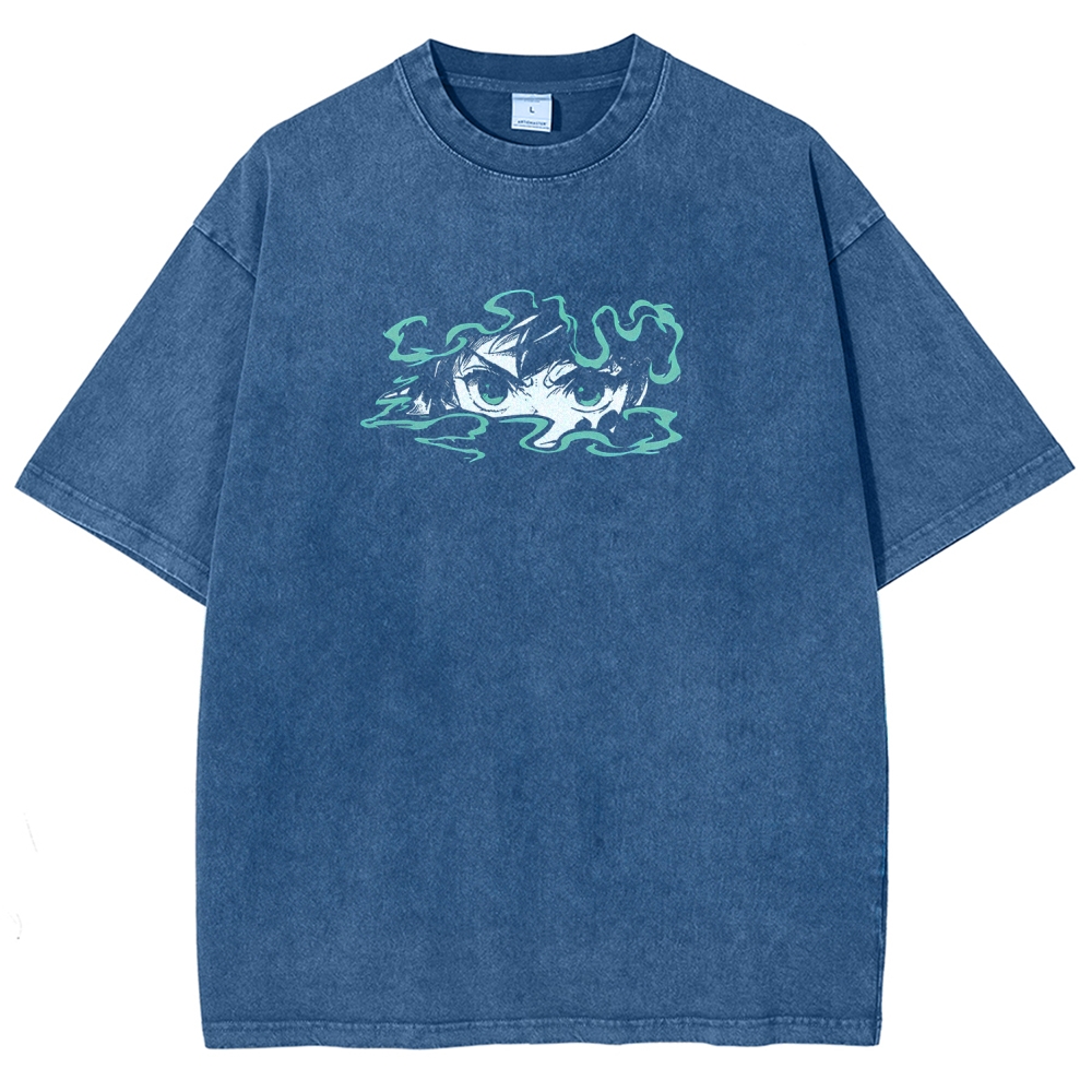 Demon Slayer Unisex Fit Washed T-Shirt