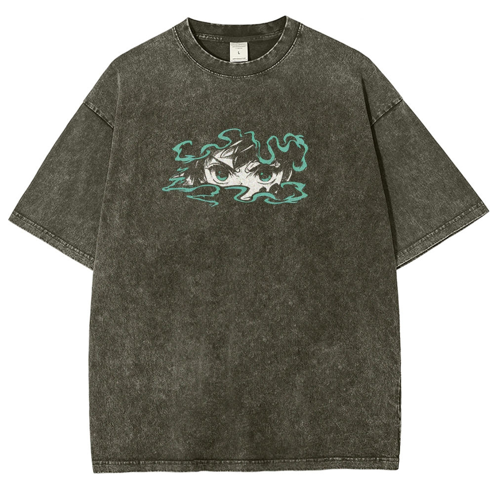 Demon Slayer Unisex Fit Washed T-Shirt