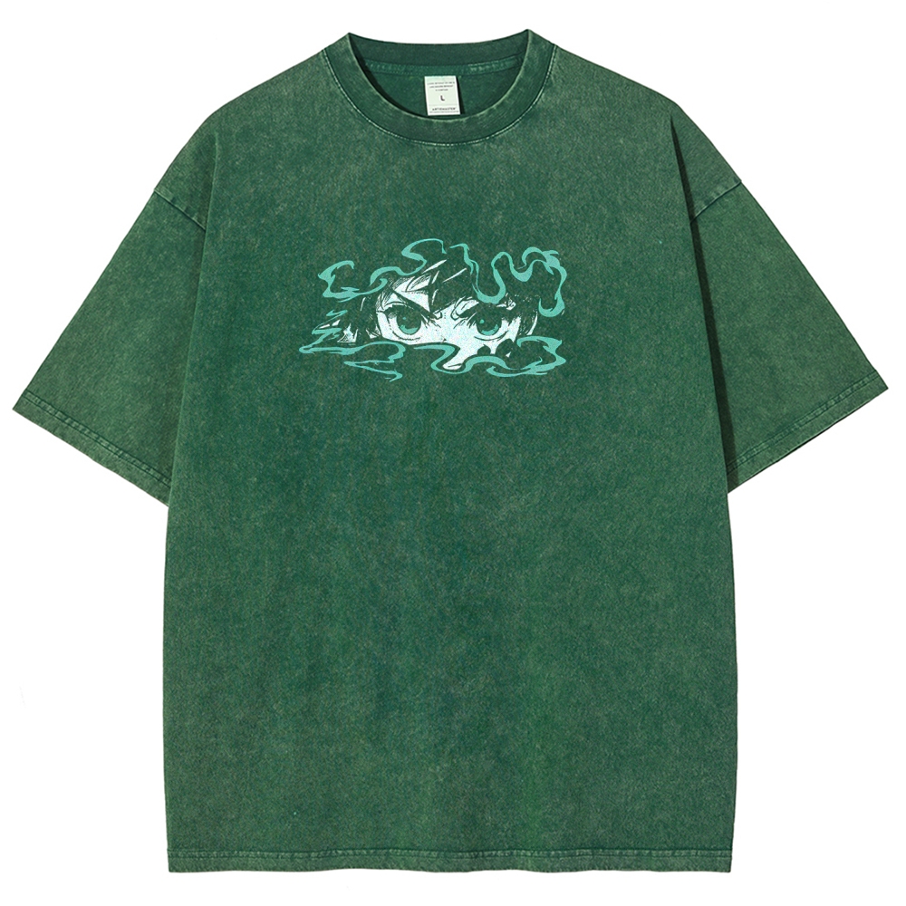 Demon Slayer Unisex Fit Washed T-Shirt