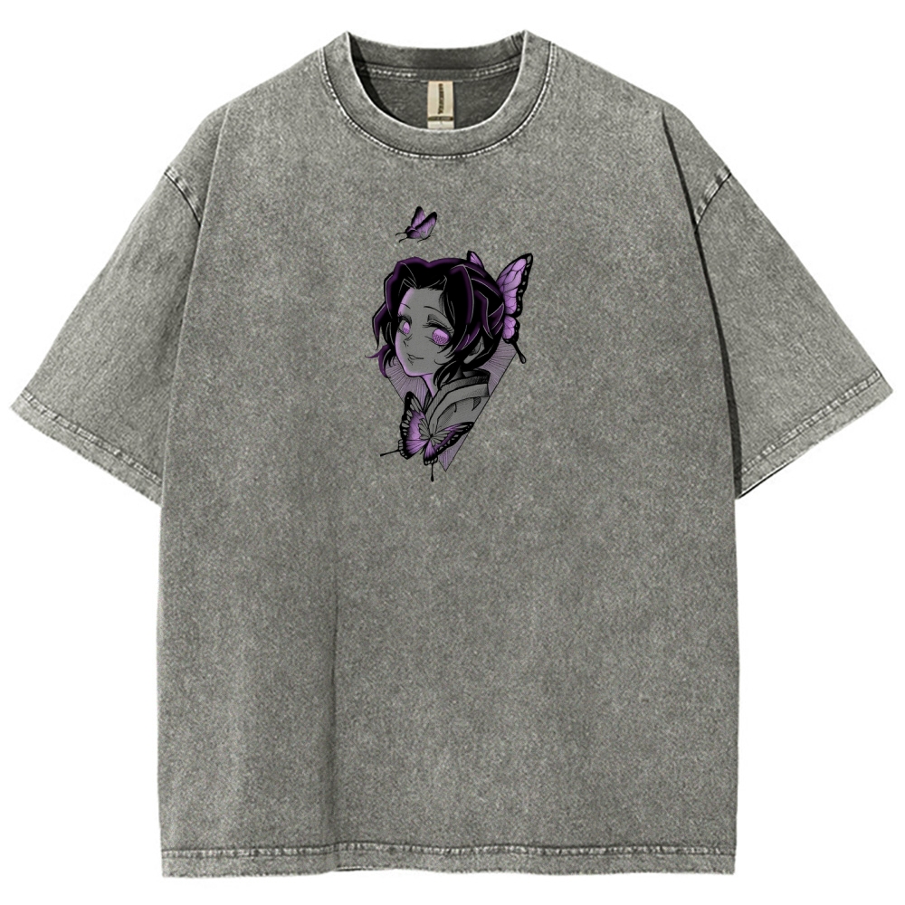 Demon Slayer Unisex Fit Washed T-Shirt