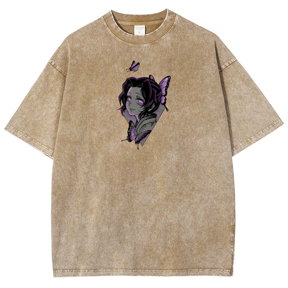 Demon Slayer Unisex Fit Washed T-Shirt