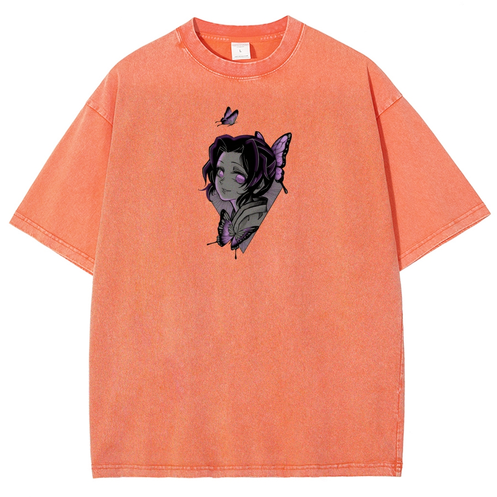 Demon Slayer Unisex Fit Washed T-Shirt