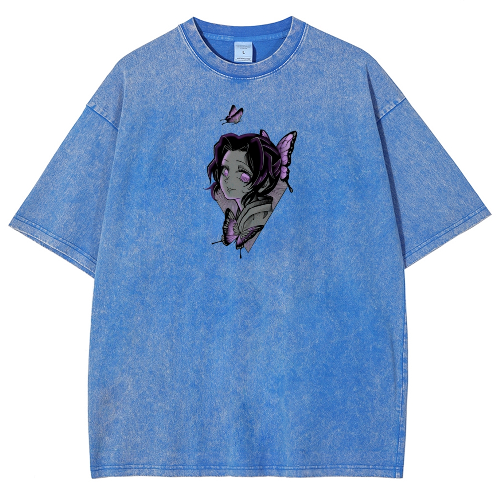 Demon Slayer Unisex Fit Washed T-Shirt