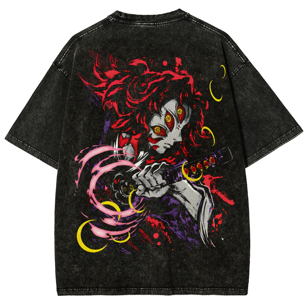 Demon Slayer Unisex Fit Washed T-Shirt