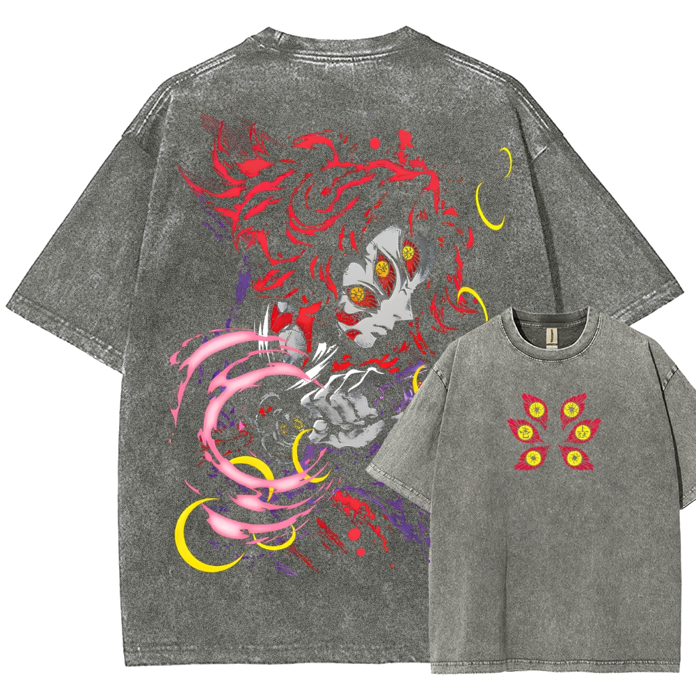 Demon Slayer Unisex Fit Washed T-Shirt