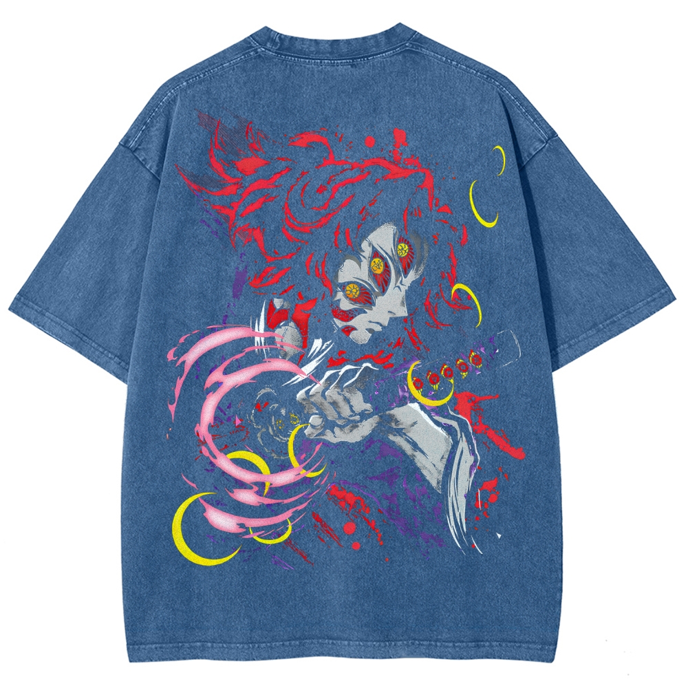 Demon Slayer Unisex Fit Washed T-Shirt