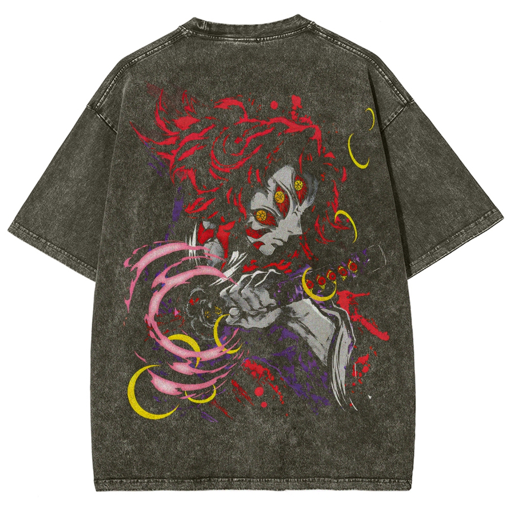 Demon Slayer Unisex Fit Washed T-Shirt