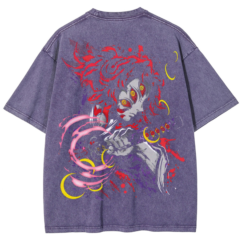 Demon Slayer Unisex Fit Washed T-Shirt