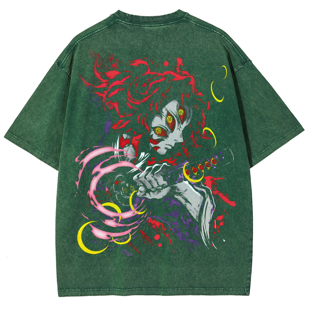 Demon Slayer Unisex Fit Washed T-Shirt