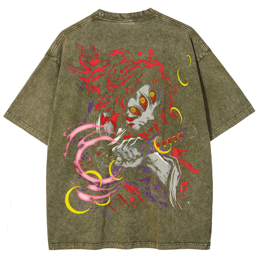 Demon Slayer Unisex Fit Washed T-Shirt