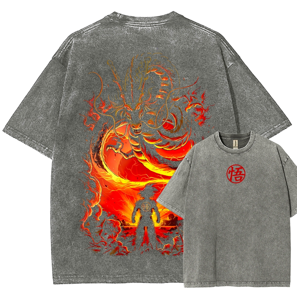 Dragon Ball Unisex Fit Washed T-Shirt