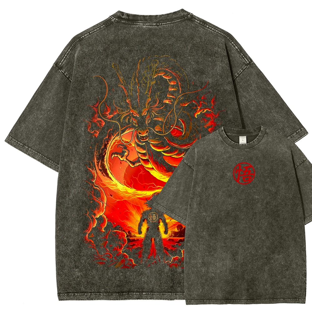 Dragon Ball Unisex Fit Washed T-Shirt