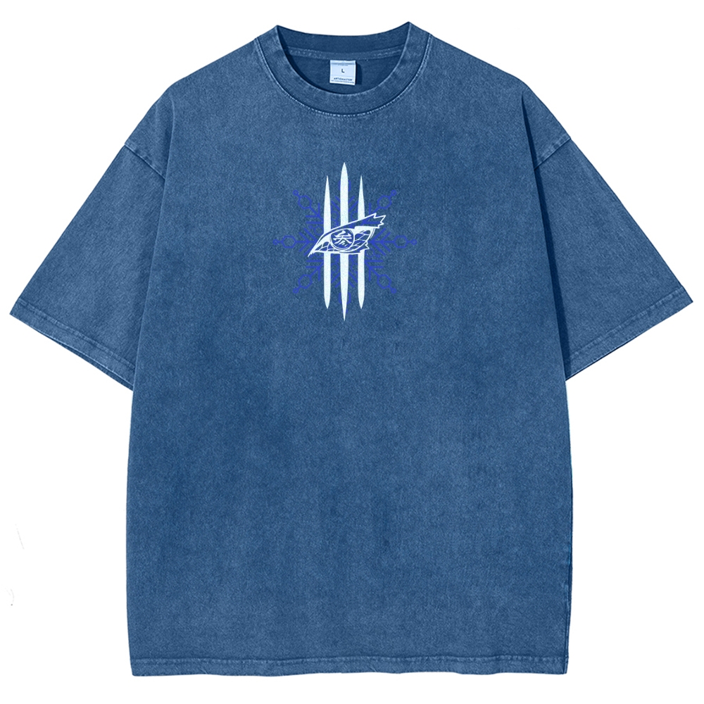 Demon Slayer Unisex Fit Washed T-Shirt