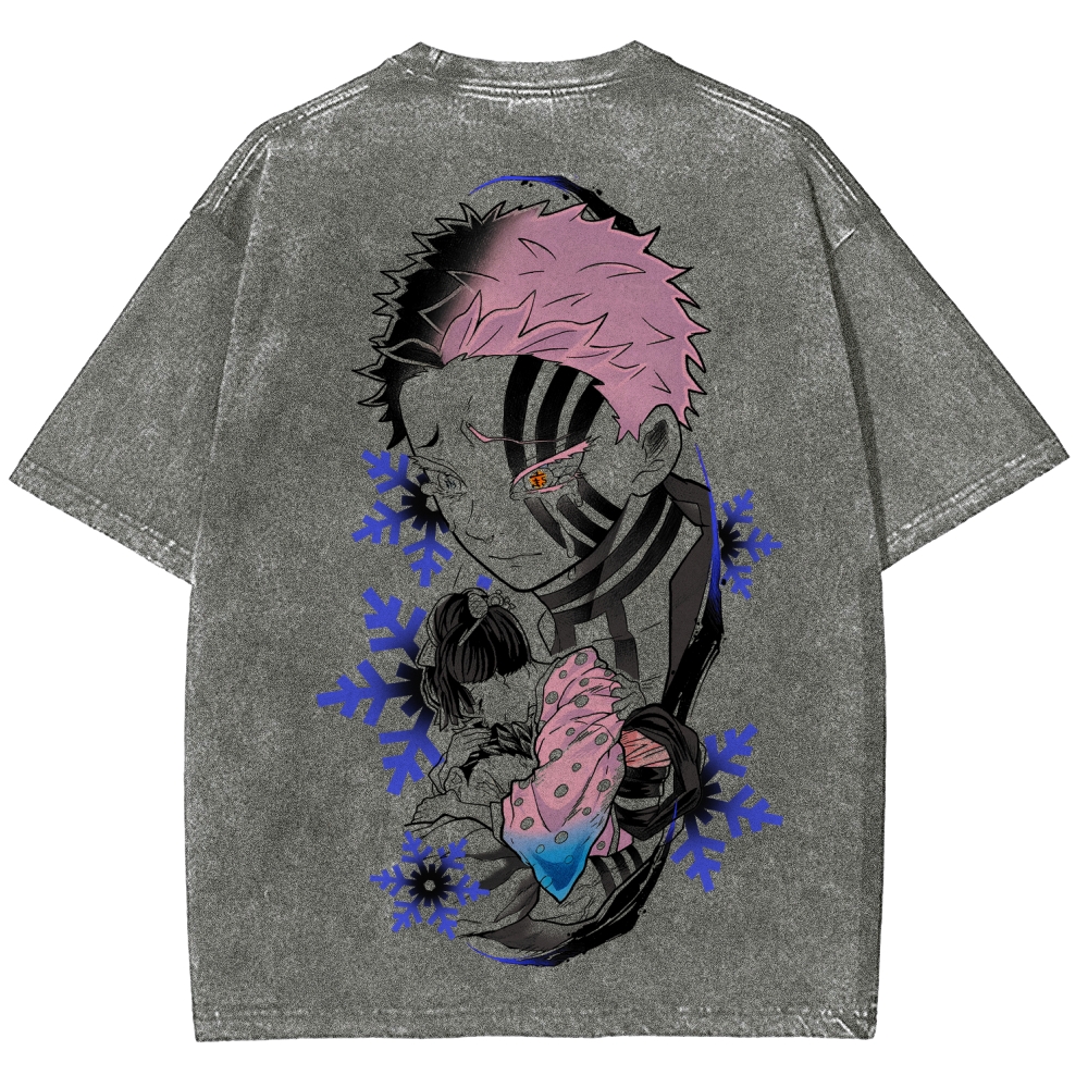 Demon Slayer Unisex Fit Washed T-Shirt