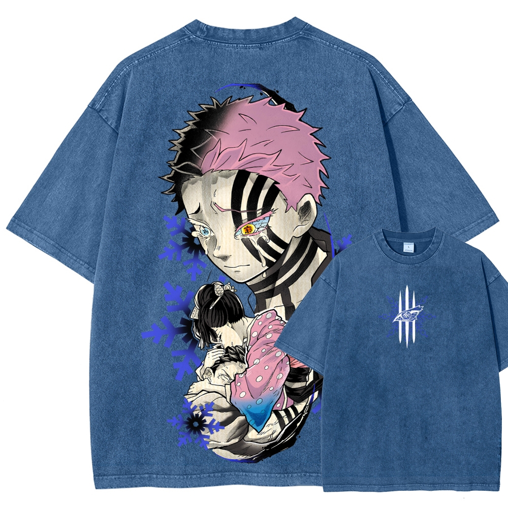 Demon Slayer Unisex Fit Washed T-Shirt