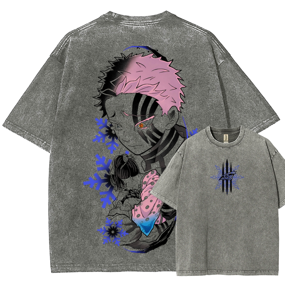 Demon Slayer Unisex Fit Washed T-Shirt