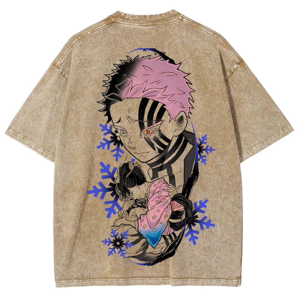 Demon Slayer Unisex Fit Washed T-Shirt
