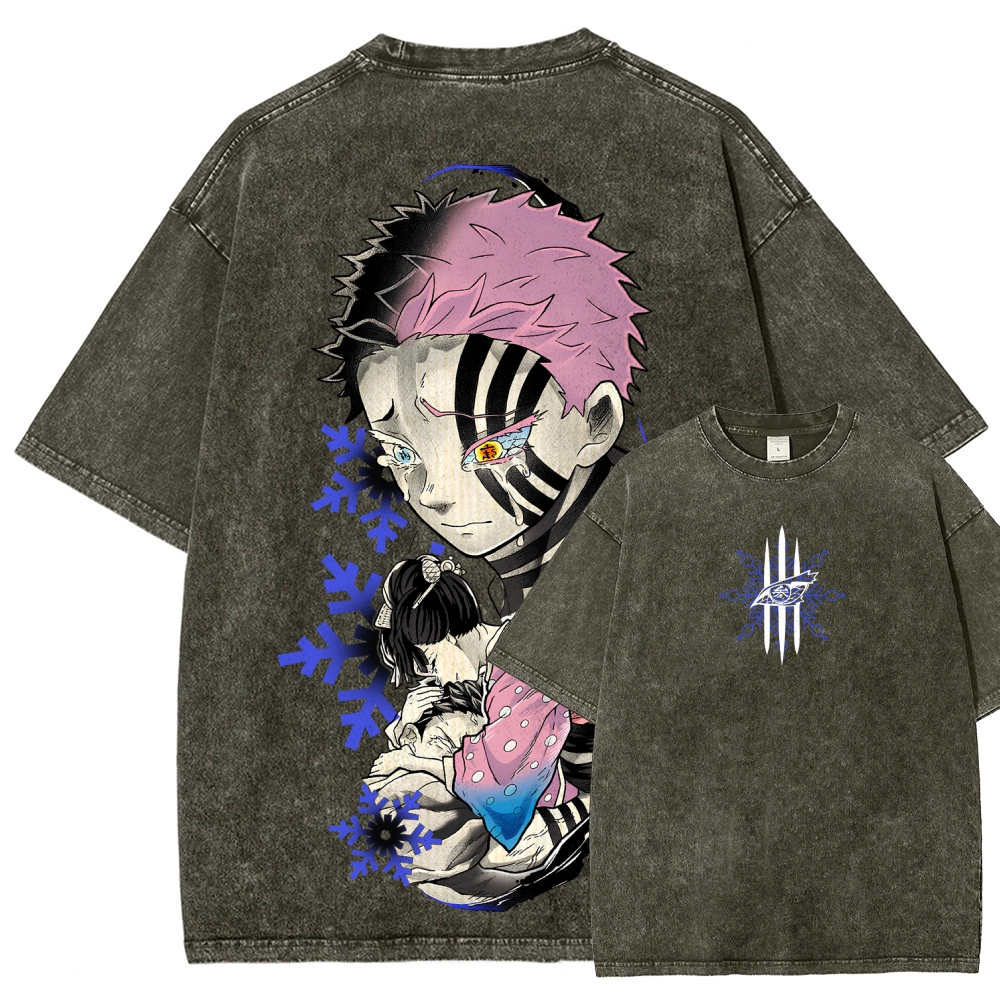 Demon Slayer Unisex Fit Washed T-Shirt