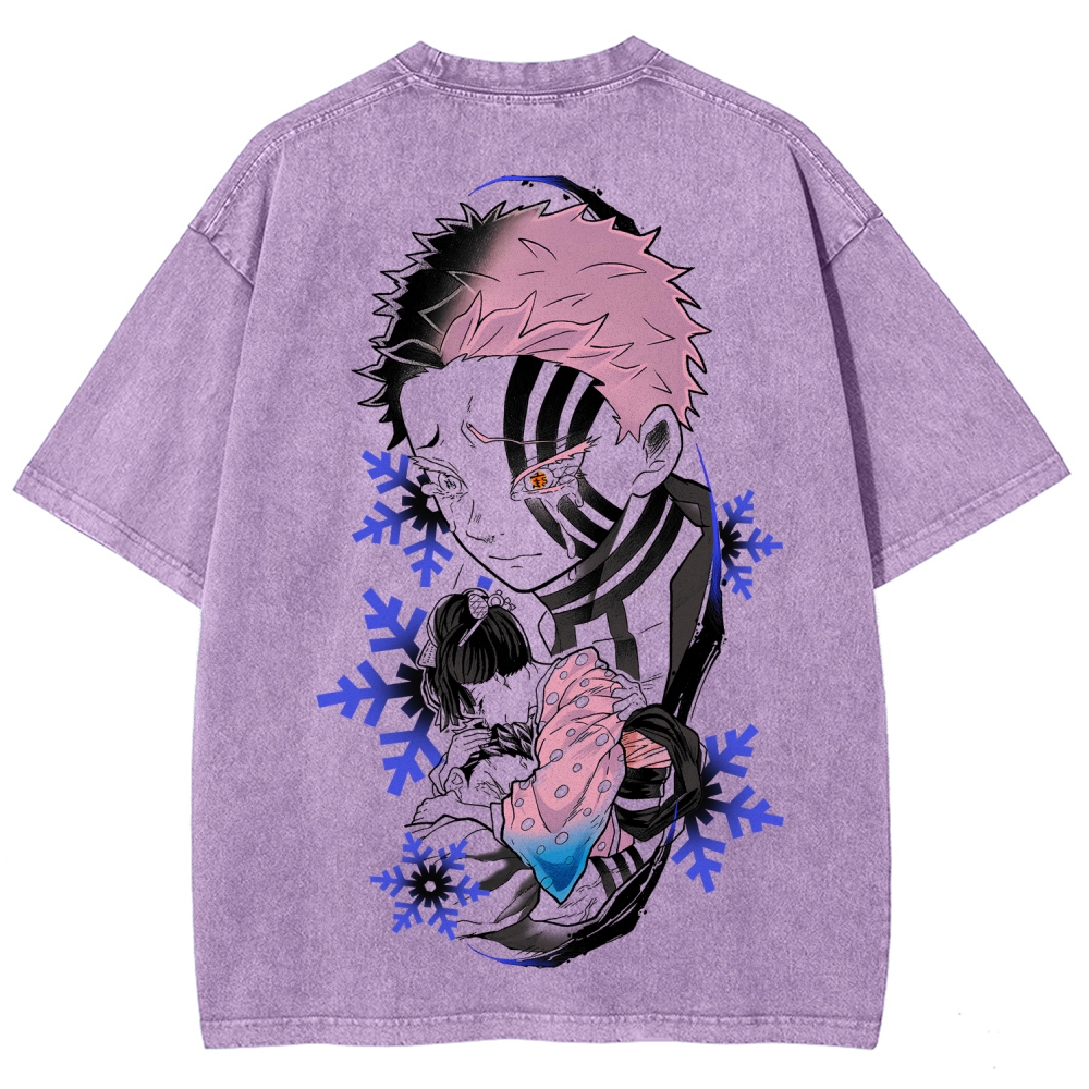 Demon Slayer Unisex Fit Washed T-Shirt