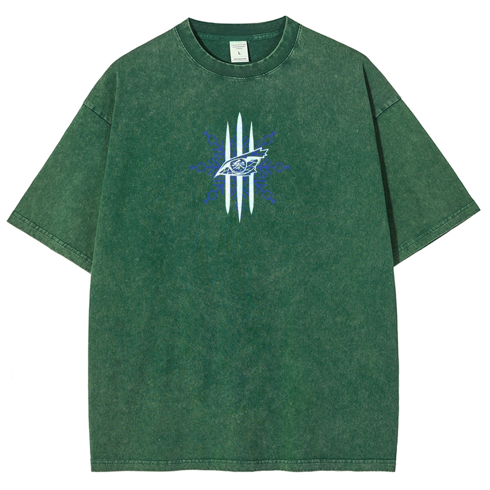 Demon Slayer Unisex Fit Washed T-Shirt