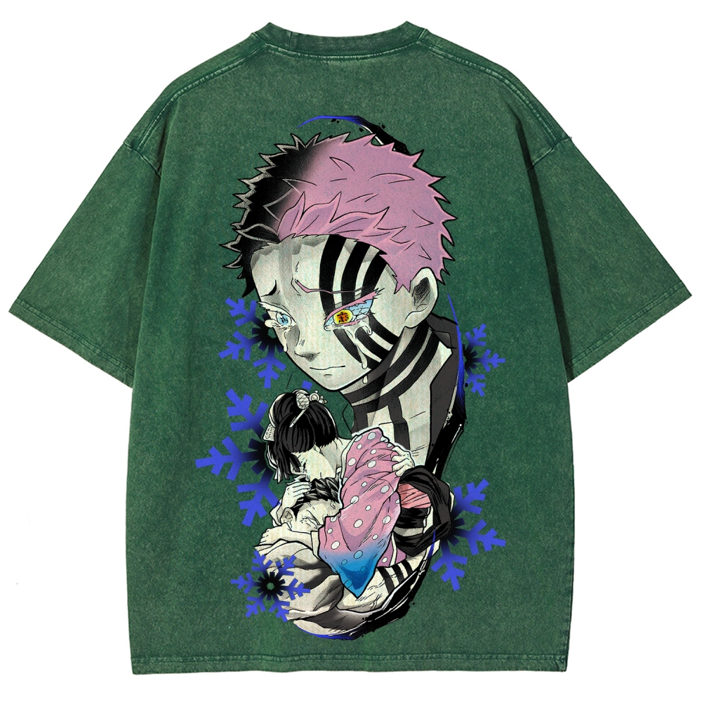 Demon Slayer Unisex Fit Washed T-Shirt